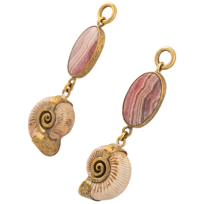 Rhodocrosite Madagascar Ammonites