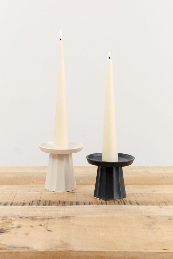 DBO Home Home Candle Holders Short Fluted Candlestick