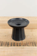 DBO Home Home Candle Holders Short Fluted Candlestick Mussel