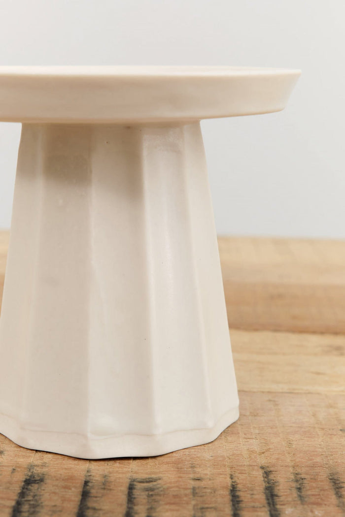 DBO Home Home Candle Holders Short Fluted Candlestick