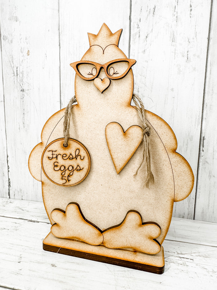 Single Standing Hen DIY Kit