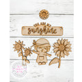 Sunshine Girl Insert for Interchangeable bases DIY Craft Kit