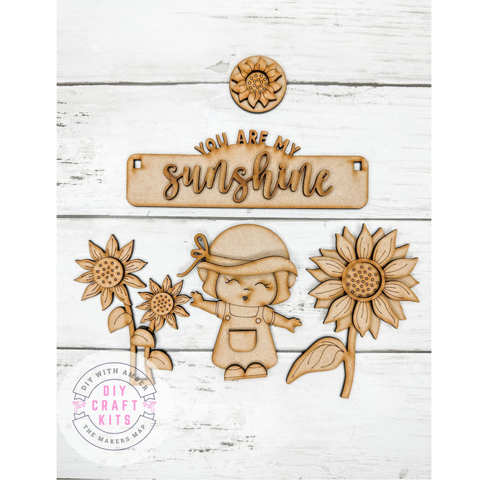 Sunshine Girl Insert for Interchangeable bases DIY Craft Kit