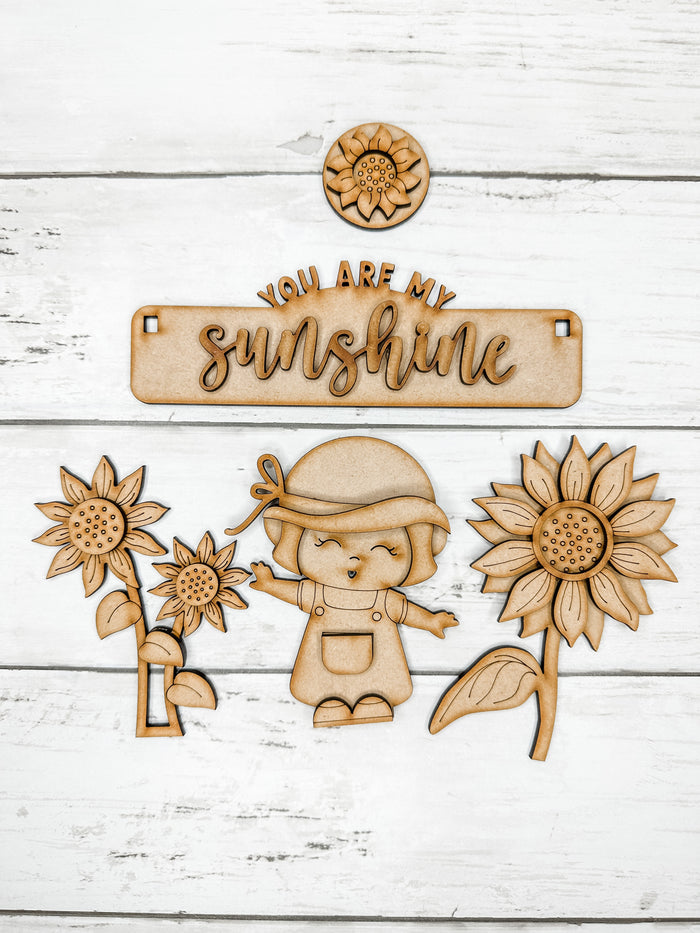 Sunshine Girl Insert for Interchangeable bases DIY Craft Kit
