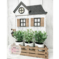Tall House Box Base for Interchangeable inserts DIY Craft Kit