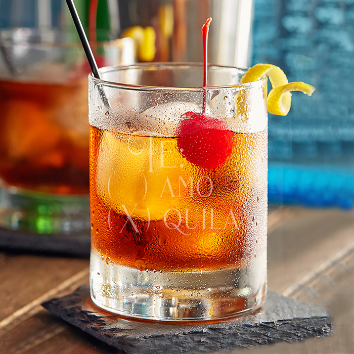 Te: Amo / Te: Quila - 10oz Straight-Up Rocks Glass