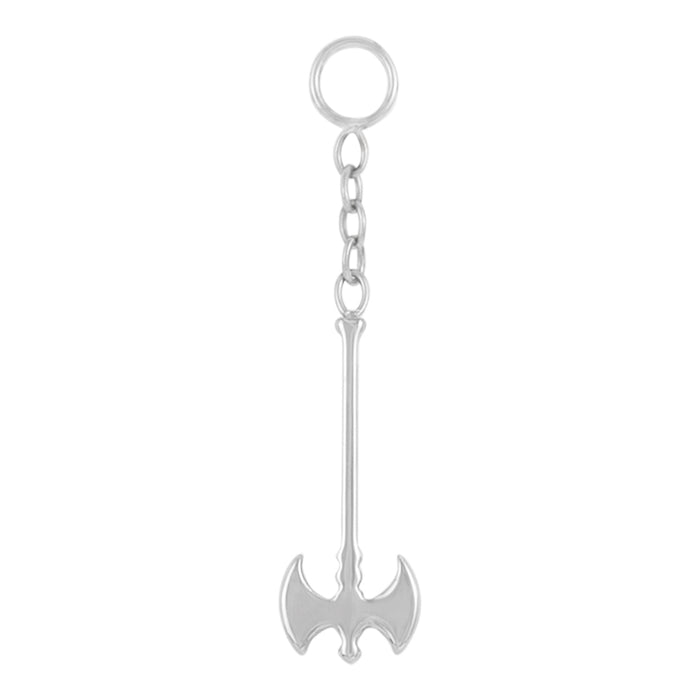 Titanium Battle Axe Charm