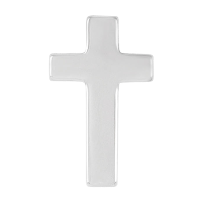 Titanium Cross Threadless End (18g/16g)