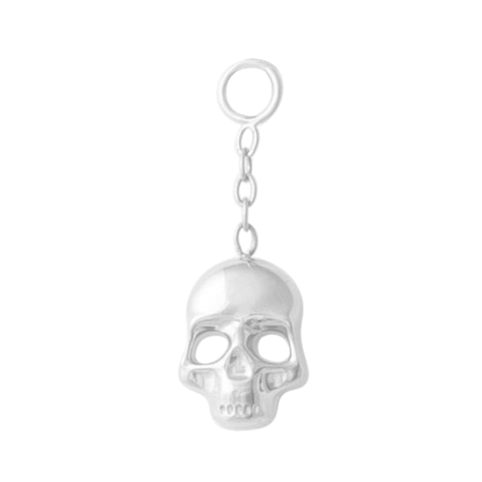 Titanium Skull Charm