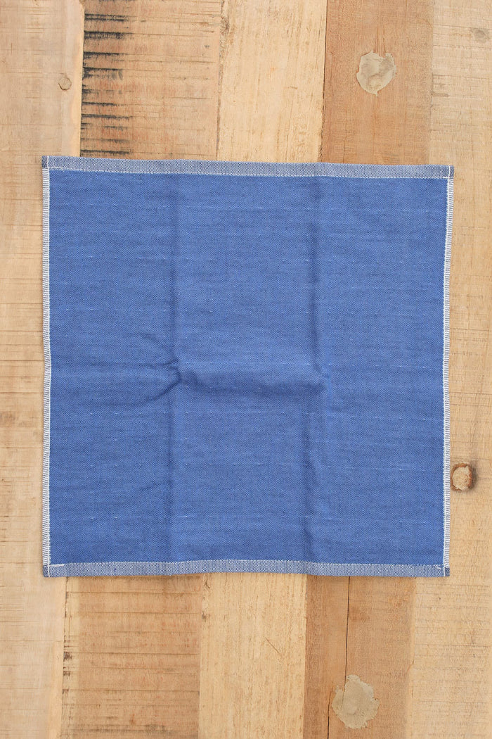 Yoshii Home Bath Towels Two-Tone Chambray Washcloth