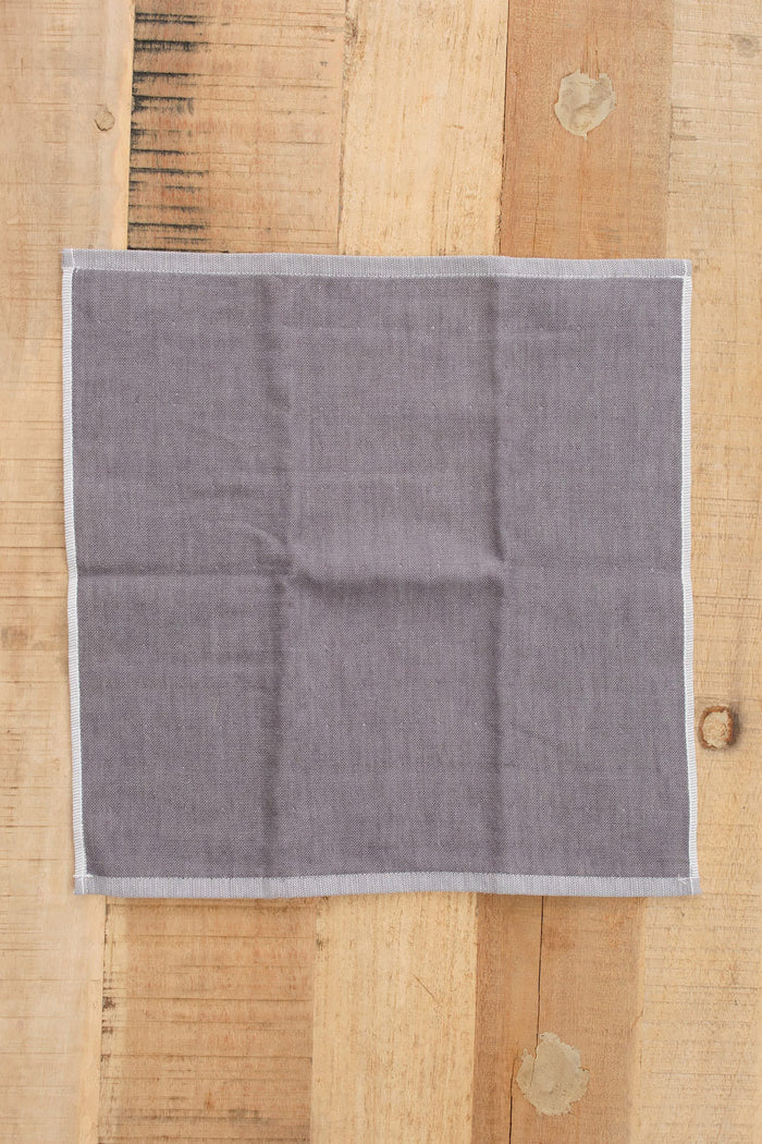Yoshii Home Bath Towels Two-Tone Chambray Washcloth