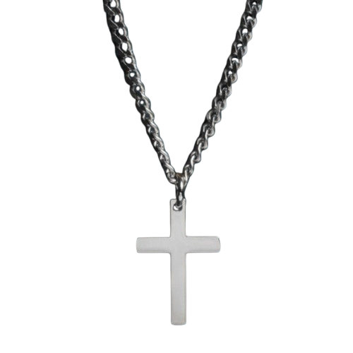 Waterproof Stainless Steel Cross For Men