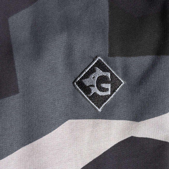 Women's Premium Hoodie, Shieldmaiden, M90 Grey Camo - Grimfrost