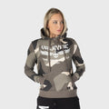 Women's Premium Hoodie, Valkyrie, M90 Brown Camo