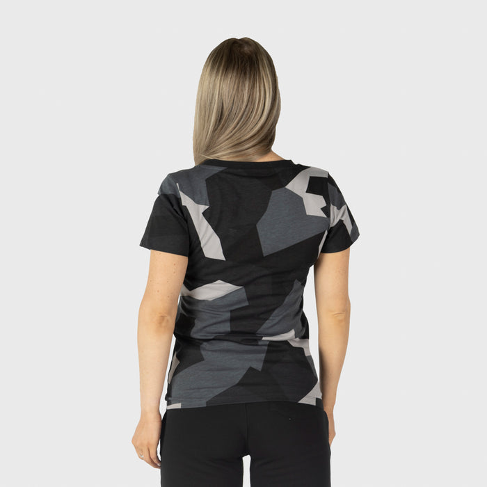 Women's Premium Tee, Valkyrie, M90 Grey Camo - Grimfrost