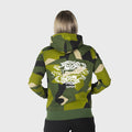 Women's Premium Zip Hoodie, Shieldmaiden, M90 Green Camo