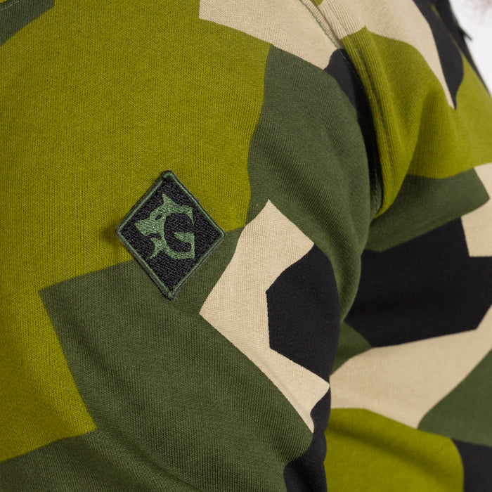 Women's Premium Zip Hoodie, Valkyrie, M90 Green Camo