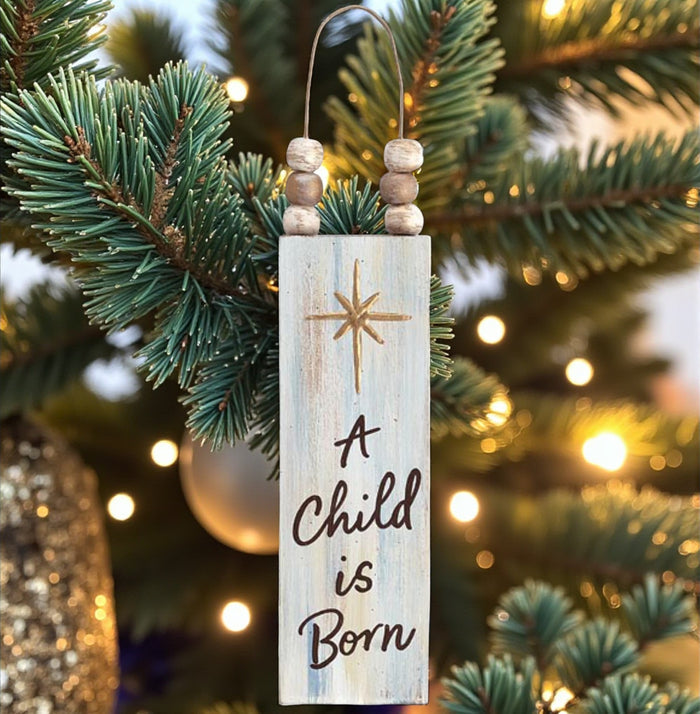 Wood Religious Christmas Ornaments - Premium Christmas Ornament from Burton and Burton - Just $5.95! Shop now at Pat's Monograms