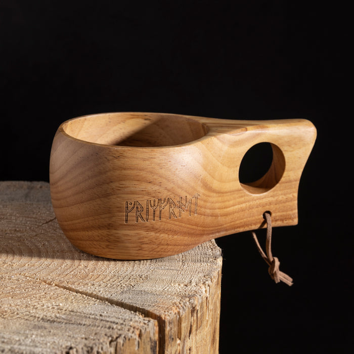 Wooden Kasa, Closed Handle - Grimfrost