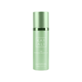 Green bottle with silver cap on a white background